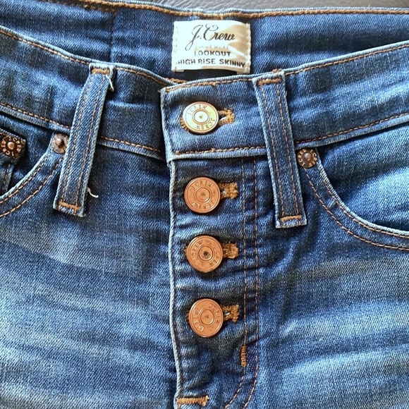 J Crew Lookout High Rise Skinny Jeans - Picture 9 of 10